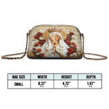 Catholight Lady of Fatima Elegance Leather Crossbody Bag