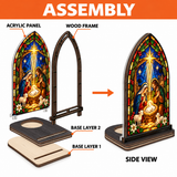 Catholight Nativity Star of Bethlehem Glow Candle Holder