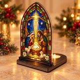 Catholight Nativity Star of Bethlehem Glow Candle Holder