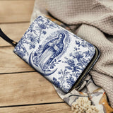 Catholight  Sacred Serenity Virgin Mary Leather Wallet Purse