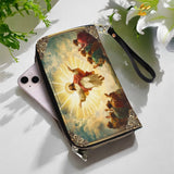 Catholight  The Glorious Ascension Leather Wallet Purse