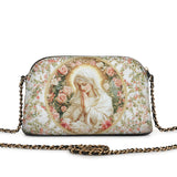 Catholight Virgin Mary's Grace Leather Crossbody Bag