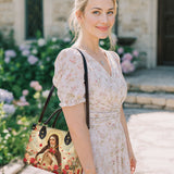 Borsa in pelle Eleganza Fiorellino Catholight