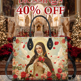 Borsa in pelle Eleganza Fiorellino Catholight