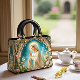 Catholight Lady Of Lourdes Lady Leather Bag