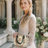 Borsa in pelle della Grazia della Vergine Maria Catholight