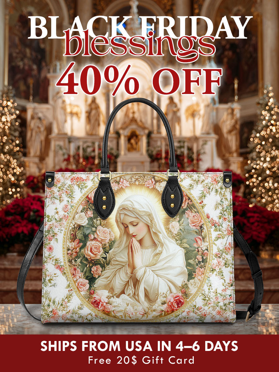 Catholight  Virgin Mary's Grace Leather Bag