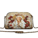 Catholight Lady of Fatima Elegance Leather Crossbody Bag