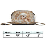 Catholight Heavenly Grace In Radiant Splendor Leather Crossbody Bag