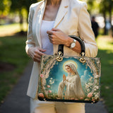 Catholight Lady Of Lourdes Lady Leather Bag