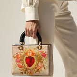 Catholight Sacred Heart of Grace Lady Leather Bag