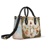 Borsa in pelle Catholight In Dio Ci Fidiamo