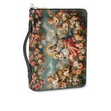 Catholight Halo Of Roses Bible Cover