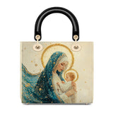Catholight Divine Mother’s Embrace Lady Leather Bag