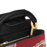 Catholight Blooming With Faith Personalized Leather Satchel Bag