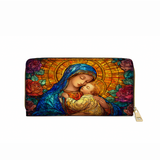 Catholight Radiant Madonna - Leather Wallet Purse