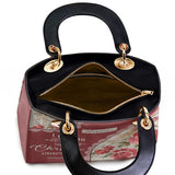 Catholight Blooming With Faith Personalized Lady Leather Bag