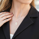 Catholight Miraculous Mary Necklace in Sterling Silver