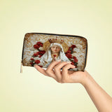 Catholight Lady of Fatima Elegance - Leather Wallet Purse