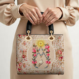 Catholight Roses of the Rosary Lady Leather Bag