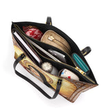 Catholight The Little Flower of Grace Leather Tote Bag