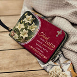 Catholight  Lilies of Faith Leather Wallet Purse