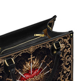 Catholight Flaming Sorrows Leather Bag