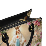 Catholight Queen Of Holy Grace Leather Bag