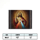 Catholight A Testament of Grace and Compassion Men's Wallet