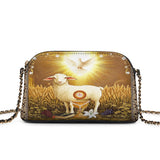 Catholight The Lamb Of Redemption Leather Crossbody Bag