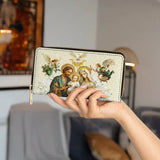 Catholight  Holy Family Sacred Leather Wallet Purse
