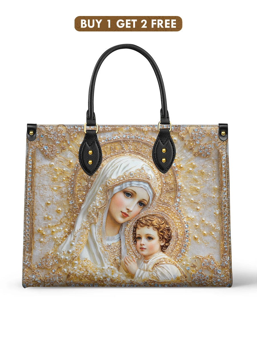 Borsa in pelle Catholight Grazia Celeste in Splendore Radioso