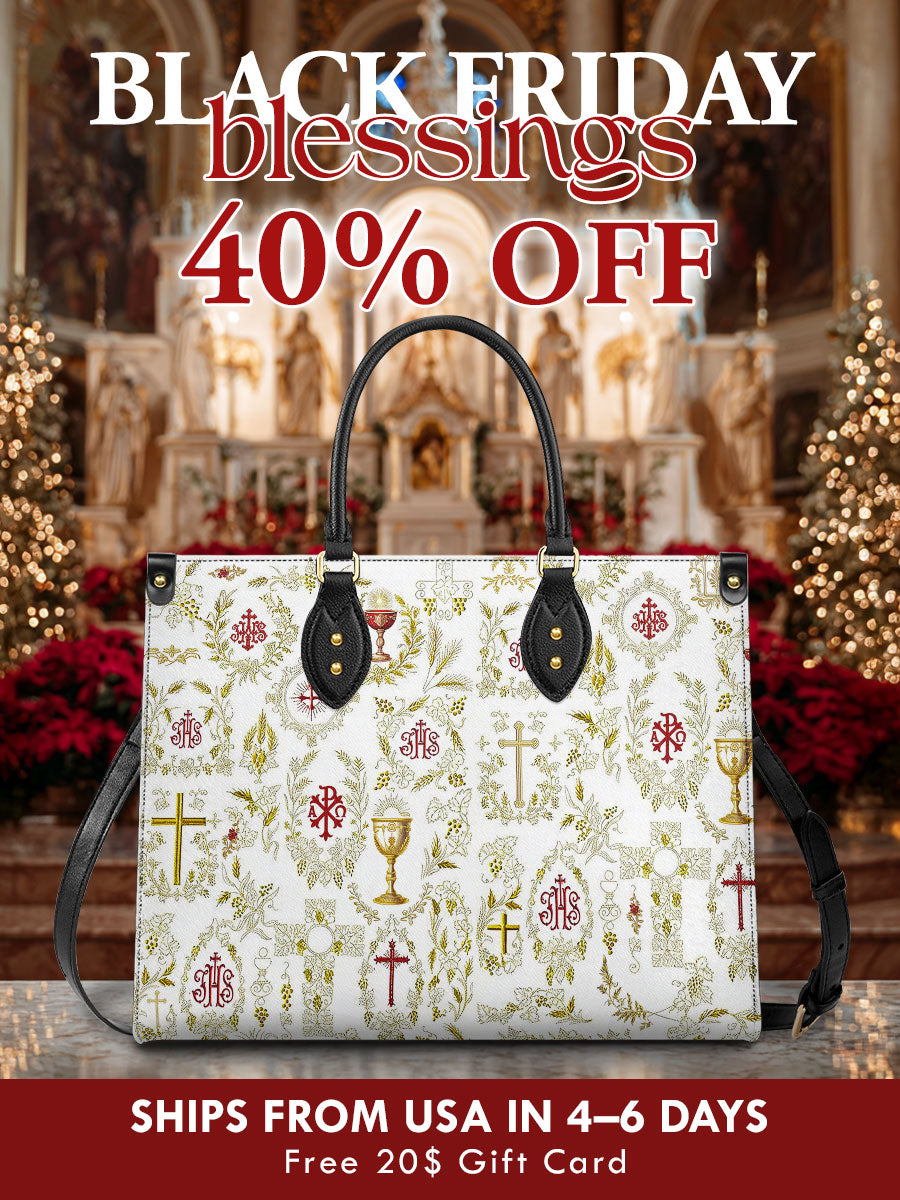 Catholight  The Timeless Faith Leather Bag