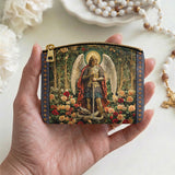Catholight Archangel's Triumph Leather Rosary Pouch