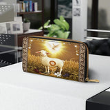 Catholight  The Lamb Of Redemption Leather Wallet Purse