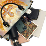 Borsa in pelle Catholight Colomba della Pace