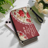 Portafoglio in pelle Catholight Blooming With Faith