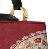 Catholight Blooming With Faith Leather Satchel Bag