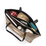 Catholight Heavenly Grace In Radiant Splendor Leather Tote Bag