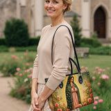 Catholight  Roses of Guadalupe Leather Bag