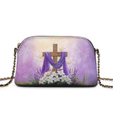 Catholight Faithful Bloom Leather Crossbody Bag