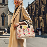 Catholight  Roses of the Rosary Leather Bag