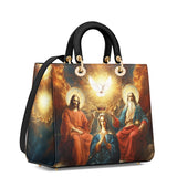 Catholight Coronation Of Mary Lady Leather Bag
