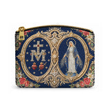 Catholight  Holy Mother Devotional  Leather Rosary Pouch