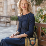 Borsa in pelle Catholight Sacro Cuore dell'Amore Divino