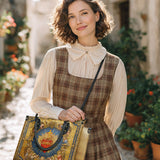 Borsa in pelle Catholight Sacro Cuore dell'Amore Divino