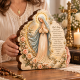 Catholight Wooden Faith Block - Holy Mary Mother of God