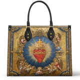 Borsa in pelle Catholight Sacro Cuore dell'Amore Divino