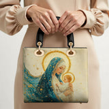 Catholight Divine Mother’s Embrace Lady Leather Bag