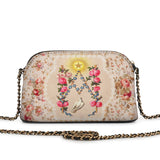 Catholight Roses of the Rosary Leather Crossbody Bag